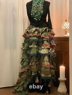 Green Wedding dress Steampunk wedding- alternative wedding RitaNoTiara