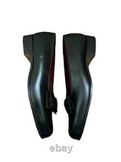 Grenson Made England Handmade Shoes Leather Designer Bow Flat Size Uk 5.5