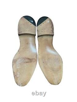 Grenson Made England Handmade Shoes Leather Designer Bow Flat Size Uk 5.5