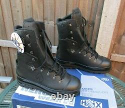 Haix Climber Boots UK 8 For Rock Climber Tradesmen / Bikers Black New In Box
