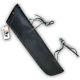 Hand Made Finished Leather Bass Bow Quiver Hl# Bbq18324 Black 19 Long