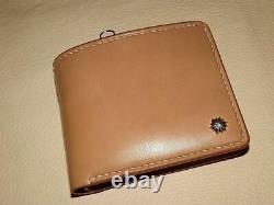 Hand Made Japan Tochigi Leather Wallet With Silver Studs For Birthday Gift