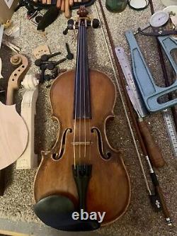 Hand crafted violin, by James Stephenson, including high quality case and bow
