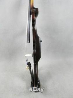 Hand made 5 strings electric violin 4/4, solid wood E-violin free case bow cable