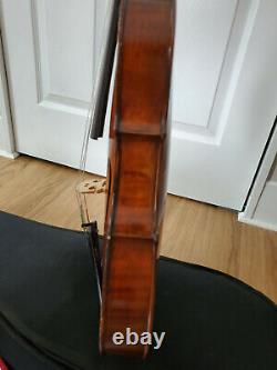 Handmade 15 Viola, Schaller with Bow, Case, and Chinrest