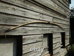 Handmade 6ft Ash Longbow / Selfbow 35lb @ 28 Inch (max Draw 30 Inch) Horn Nocks