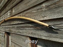 Handmade 6ft Ash Longbow / Selfbow 35lb @ 28 Inch (max Draw 30 Inch) Horn Nocks