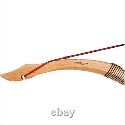 Handmade Archery Traditional Recurve Bow & Wooden Arrows, Quiver, Protector Set