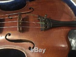 Handmade Beautiful American Violin 4/4 With Bow And Case, No Label
