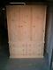Handmade Classique Bow Fronted Pine Triple 6 Drawer Wardrobe No Flat Packs