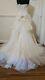 Handmade Ivory Wedding Dress size 12/14 with bow on the back