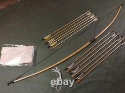 Handmade Junior Laminate 5 Ft 30 Lb @ 26 Inch Longbow &12 Matched Arrows Bundle