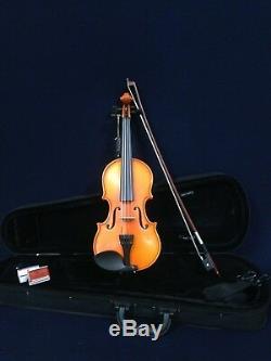 Handmade Kapok V888 Premium 1/2 Size Solid Wood Violin Pack-Foam Case, Rosin, Bow