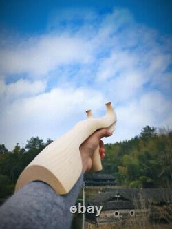 Handmade Slingshot Wood Catapult Hunting Powerful Slingbow Archery Shooting Bow