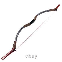 Handmade Snakeskin Recurve Bow Archery Mongolian Horsebow Hunting Target 30-50lb