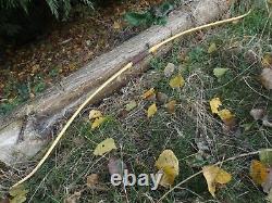 Handmade Wild Elm Recurved Deflexed Primitive Style Flat Bow 67 Inches 30lb @ 28