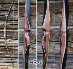 Handmade traditional longbow 49#@28'' archery langbogen