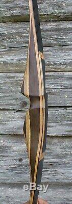 Handmade traditional longbow 64#@28'' langbogen bamboo & carbon limbs