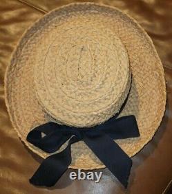 Helen Kaminski Australia 100% Raffia Woven Straw Hat Handmade In Madagascar O/S