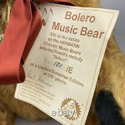 Hermann-Spielwaren Ltd Edition Bolero Music Bear 36cm Made in Germany