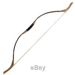 IRQ Mongolian Recurve Bow Traditional Handmade Longbow 35-55lbs Archery Woode
