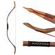 IRQ Mongolian Recurve Bow Traditional Handmade Longbow 35-55lbs Archery Wooden