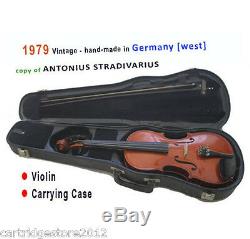 Italian Handmade 1979 copy STRADIVARIUS A. R. Seidel Violin 4/4 -WithCase/Bow