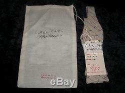 JUSTIN TOWNES EARLE Otis James Custom Bow-Tie #15 OF ONLY 15 EVER MADE! Bowtie