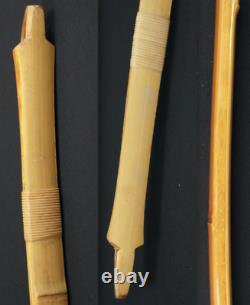 Japan Yumi Kyudo Samurai bow art hand made 1950s hand craft