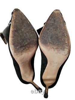 Jimmy Choo Tegan Black Suede Heels Pumps Shoes WAS £535 EU 39 UK 6 IWANTCHOO