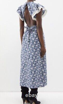 Josefine floral-print flutter-sleeve dress in US6