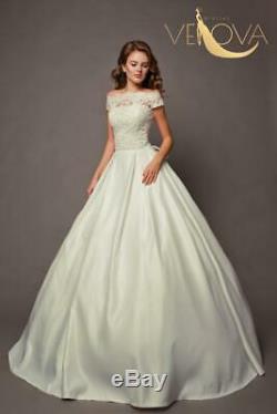 Lace Wedding Dress Size 4 6 8 Custom Ivory Wedding Dress Corset