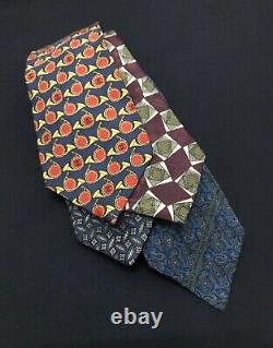Lot 4 Chanel Tie Silk Made In Italy