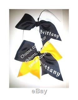 Lot of 12 Custom Personalized Cheer Softball Soccer Hair Bow Cheerleading