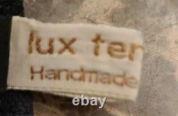 Lux Tenebrae Handmade In Bristol Leather & Snakeskin Push Up Plunge Bra 34B RARE