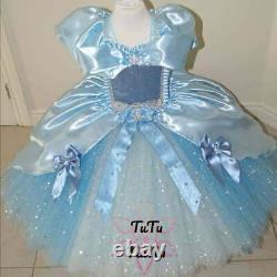 Luxury Handmade Girls Disney Princess Cinderella Tutu Dress