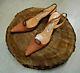 MANOLO BLAHNIK Hand Made Italy Suede Leather Sling Back Shoes Pumps Heels 36.5