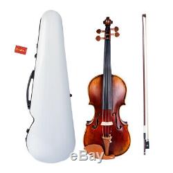 MagiDeal Handmade Acoustic 4/4 Full Size Violin with Rosin Bow Bridge Box Set