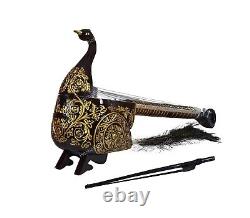 Mayuri Veena Peacock Shaped Body Professional Quality Taus Musical Instrument
