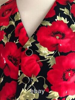Mens Waistcoat -bespoke-handmade To Fit You Poppy Remembrance Fabric