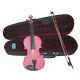 Merano VA100-MP Pink Handmade Viola withCase & Bow ANY SIZE 16.5 to 10