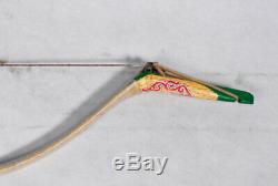 Mongolian Handmade Bow with Sinew and Horn with Mongolian Traditional Pattern