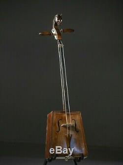 Mongolian Handmade Morin Khuur /Huur/ with Bow, Horse Head Fiddle, Free Shipping