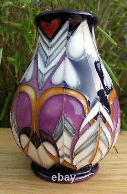 Moorcroft Cupids Bow Trial 3.6.19 vase 7/3 First Quality RRP £295 Valentine