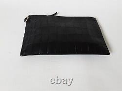 Mulberry Black Croc Leather Cosmtics Pouch, Make UP/Brush Bag/Purse/Clutch Bag