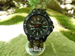NEW! Timex Expedition Military Style Watch with Handmade Paracord 550 Watch Band