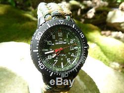 NEW! Timex Expedition Military Style Watch with Handmade Paracord 550 Watch Band