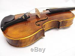 New 15.5 Viola Antique Style Hand-made Flamed Back+Bow+Square Case # VA010