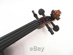 New 15 Viola Antique Style Hand-made Flamed Back+Bow+Square Case # VA22