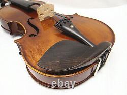 New 16 Viola Antique Style Hand-made Flamed Back+Bow+Square Case # VA98